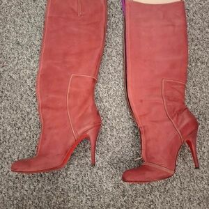 Vivienne Westwood Red Heeled Boots